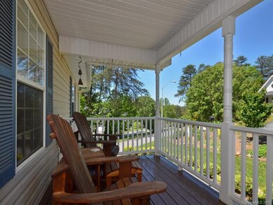 Covered Rocking Chair Front Porch