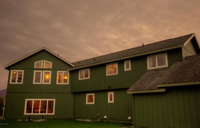 Evening back yard