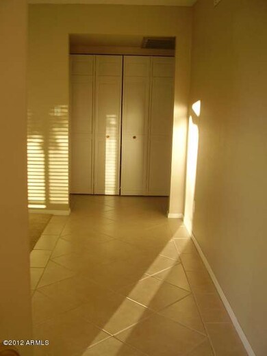sunny entrance is tiled