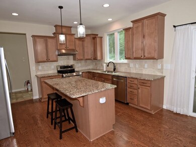 Kitchen island.
