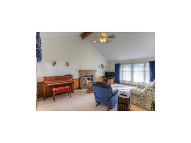 Great room is open to kitchen offers ease of enter