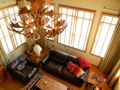 living room from loft