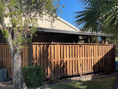 View of home's exterior with cooling unit