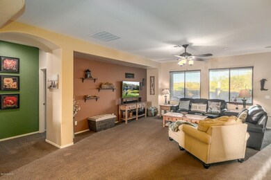 Open floor plan living room