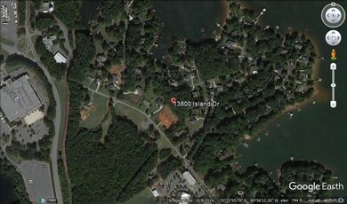 Google Earth view of the two lots showing the clos