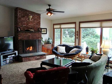 Den/Family/Great Room. Cathedral ceilings and a br