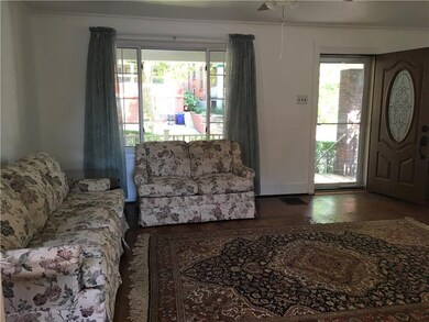 This spacious living room measures 19x13.
