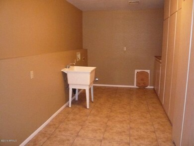Extra long laundry room