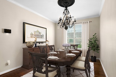Virually Staged Formal Dining