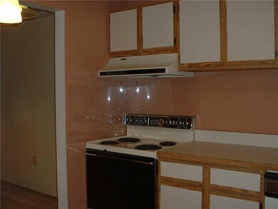 Kitchen. All appliances included.  (Reflection off