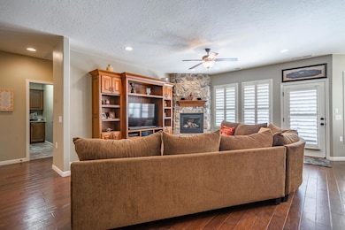 Living Room with Fireplace