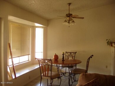 Dining area with window bench