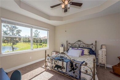 Master bedroom with gorgeous views of the lake and
