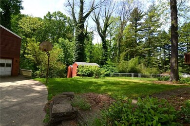 View of the back property. Sheds were used for sto