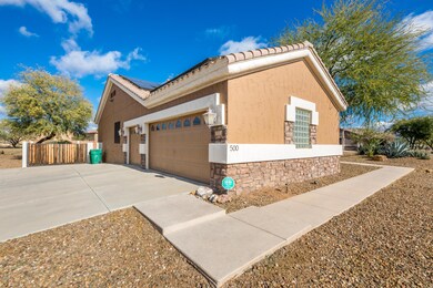 RV Gate and 3 Car Garage