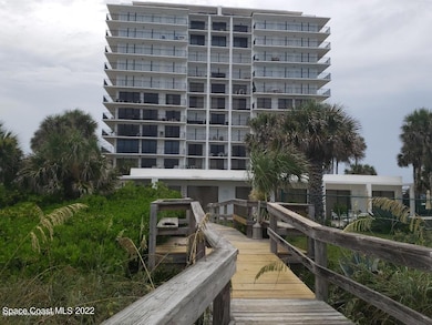 View of building from beach