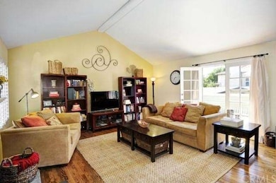 Great room & balcony viewed from the dining area