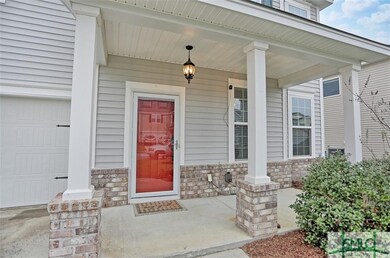 Covered Rocking Chair Front Porch