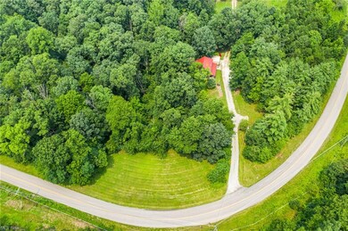 Aerial view of the 2.35 acres