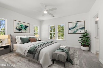 Virtually Staged Primary Suite
