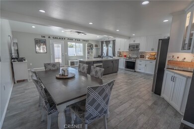 View of kitchen from family room