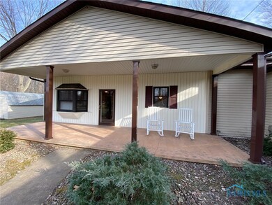 Nice covered porch for sitting outside
