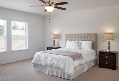 Virtually Staged Master Bedroom