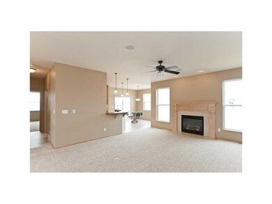Family Room. Beautiful Fireplace