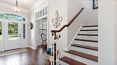 Elegant Staircase in foyer