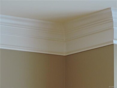 Fabulous wood moldings throughout formal rooms.