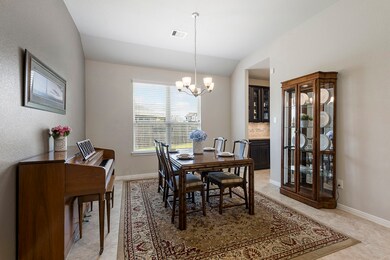 A convenient butler's pantry is attached leading i