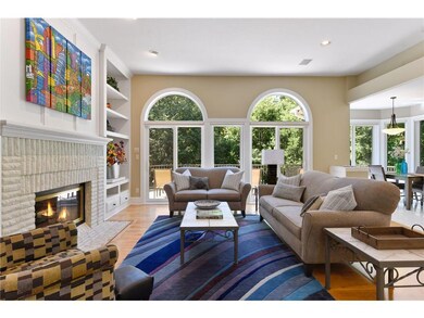 Main level with open floor plan, light filled room