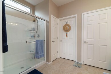 Master Bath Walk-In Shower and Closet
