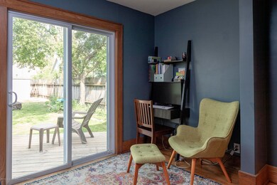 bonus living space out to patio