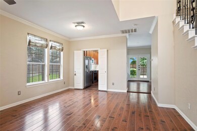 View as you walk in the front door.