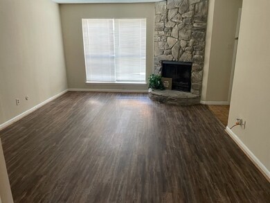 Vinyl flooring downstairs.