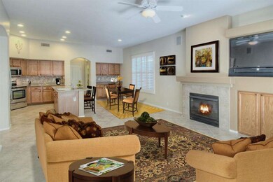 Virtually Staged Family Room/Kitchen