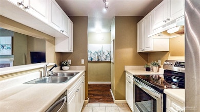Kitchen with stainless appliances