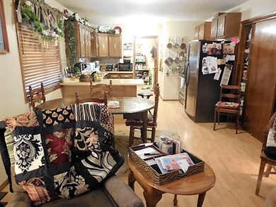 Wonderful OPEN family room, dining room and kitche