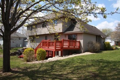 Large deck and patio area