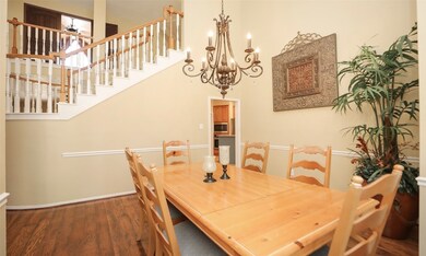Spacious dining room