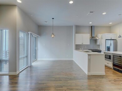Living Room & Kitchen Dining Area