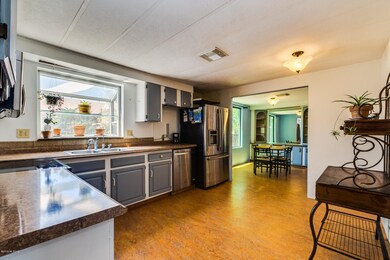 kitchen and dining area