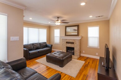Living area from kitchen
