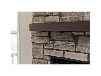 Fireplace.