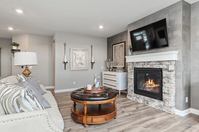 Another view of the main level family room.  photos are of a decorated model home and finishes will vary.