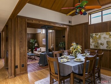 Dining area open to living room and kitchen - the 