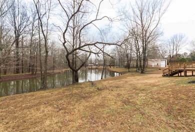 This pond is a lovely feature to this unique prope