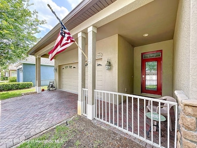 Covered porch at front