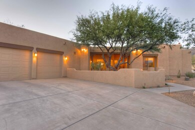 Front of home at dusk